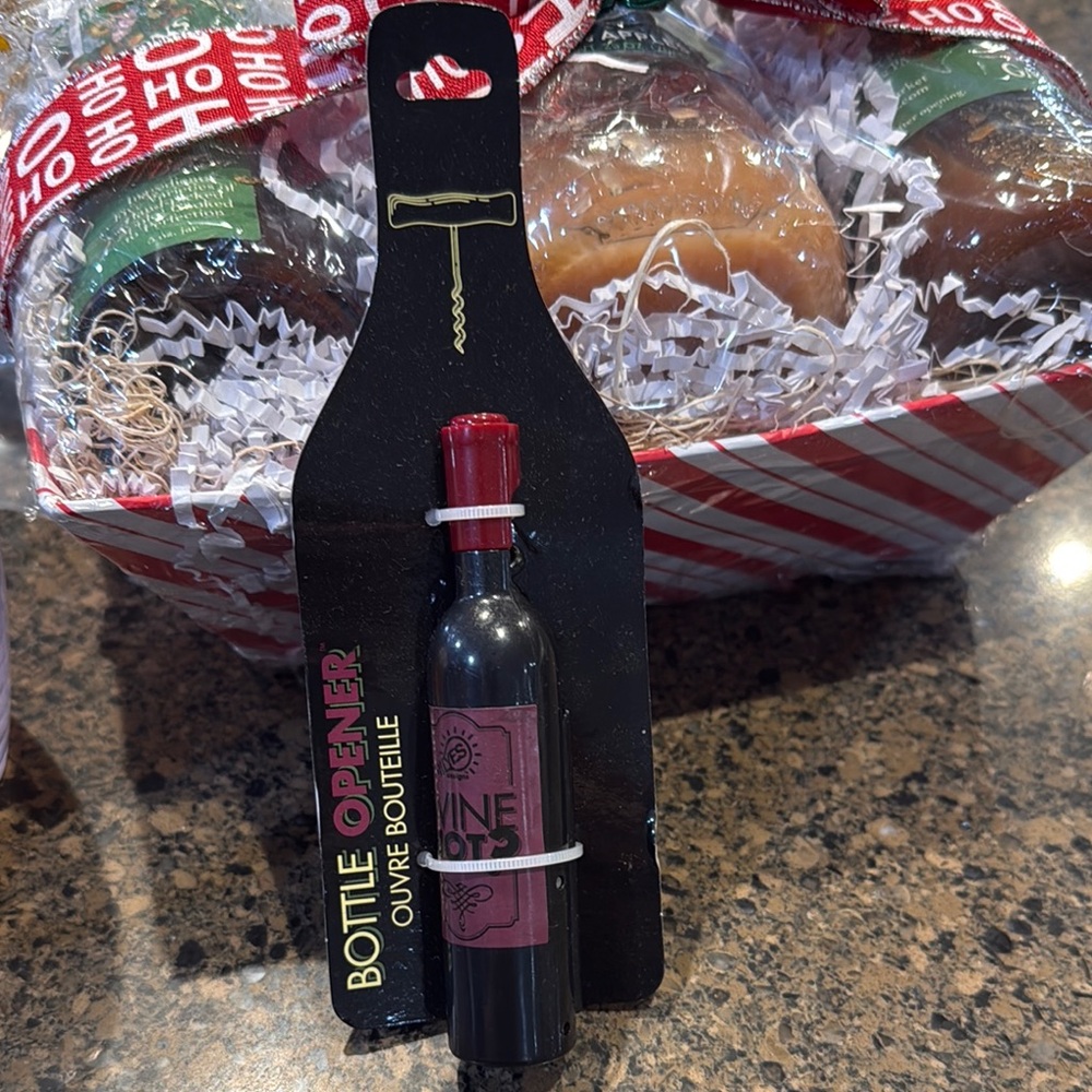 Wine Bottle Shaped Bottle Opener